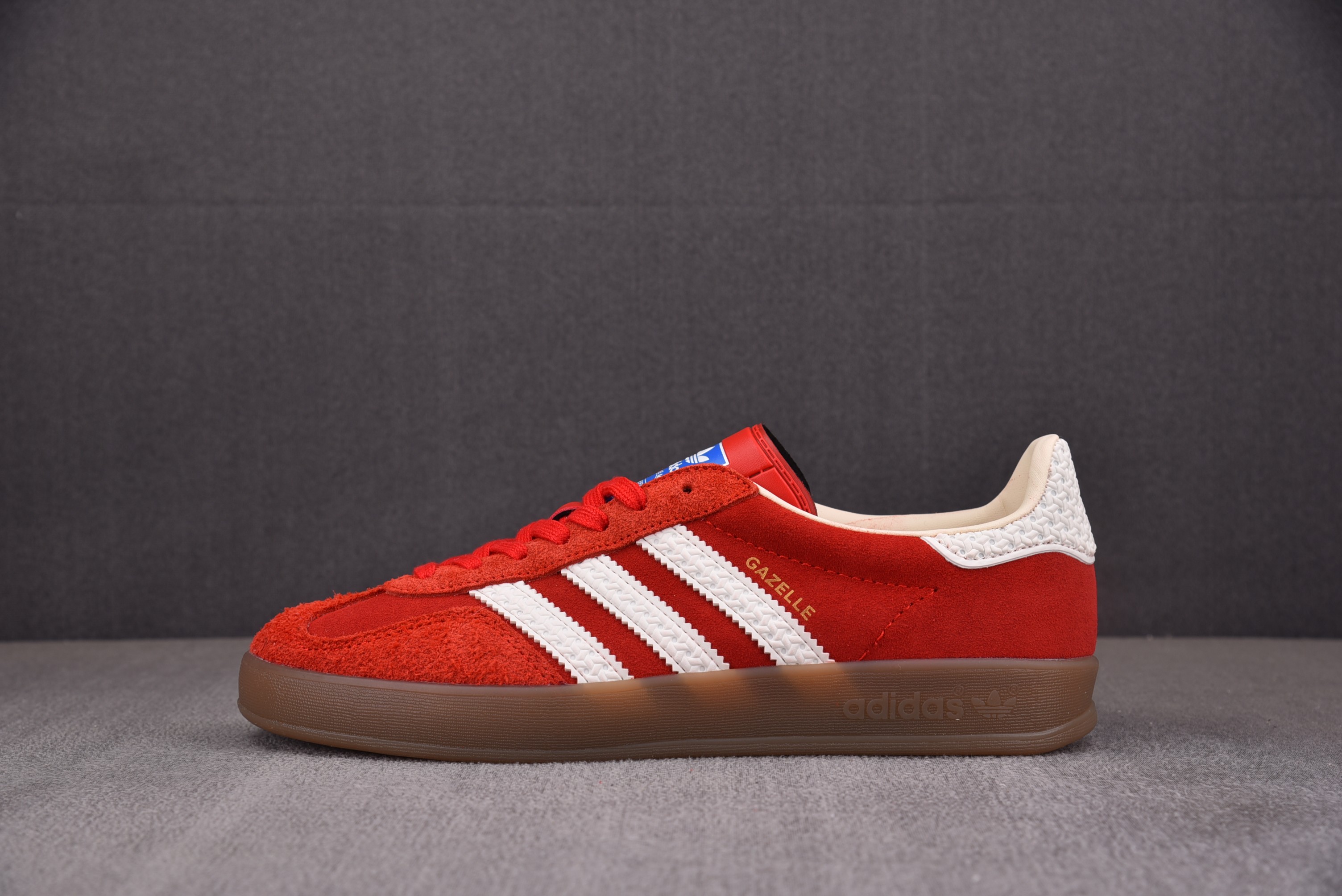 【纯原】AD Originals Gazelle Indoor 红白 IF1808 아디다스