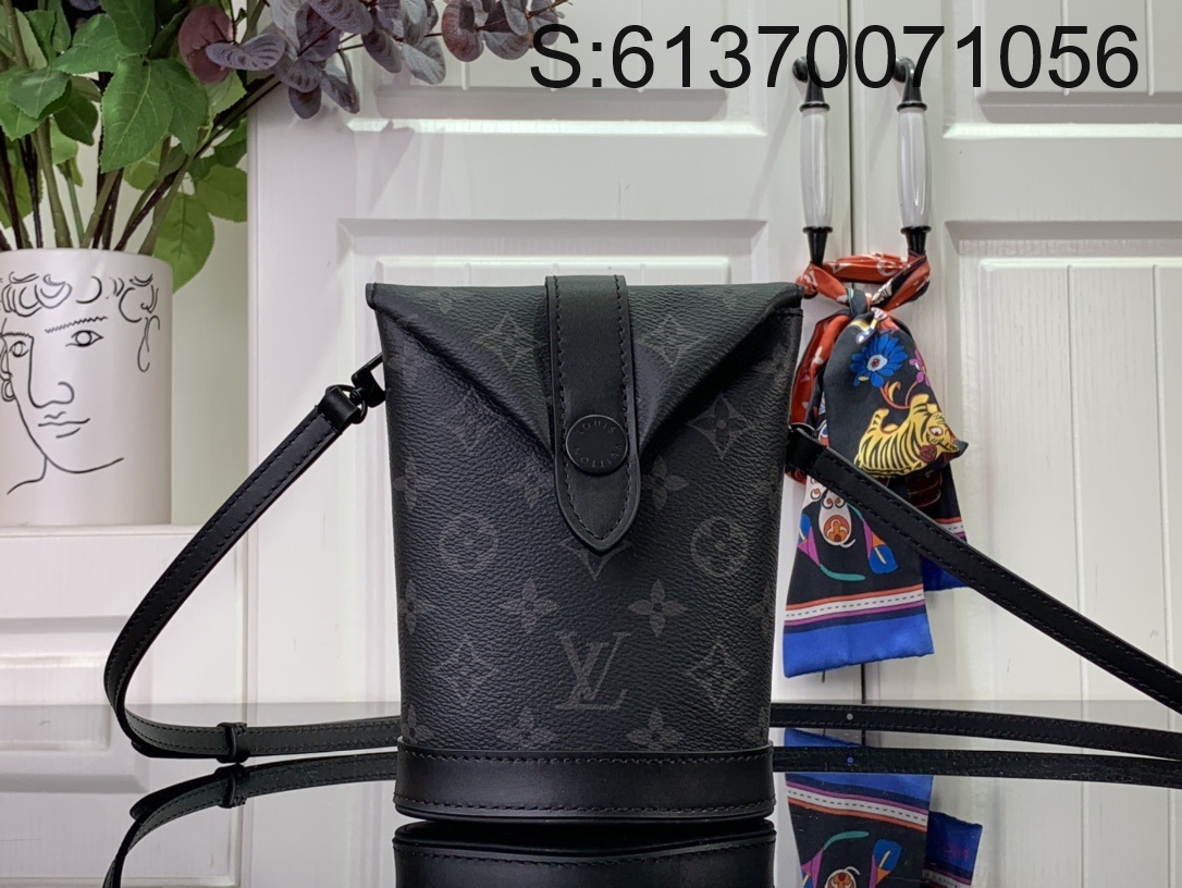 [88factory] 루이비통 엔벨로프 파우치 모노그램 M11613 12.5*18*8.5cm 블랙 